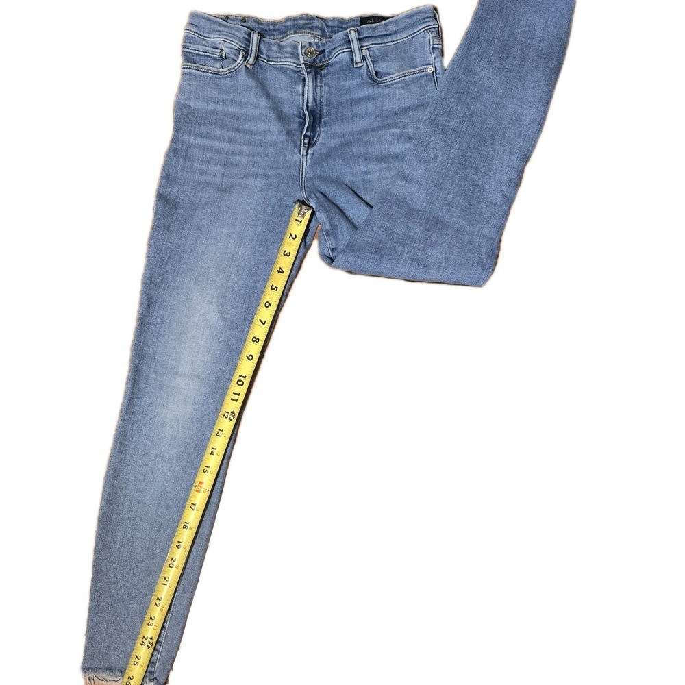 All Saints Grace women ankle fit Skinny blue jeans waist 30, inseam‎ 26 raw hem